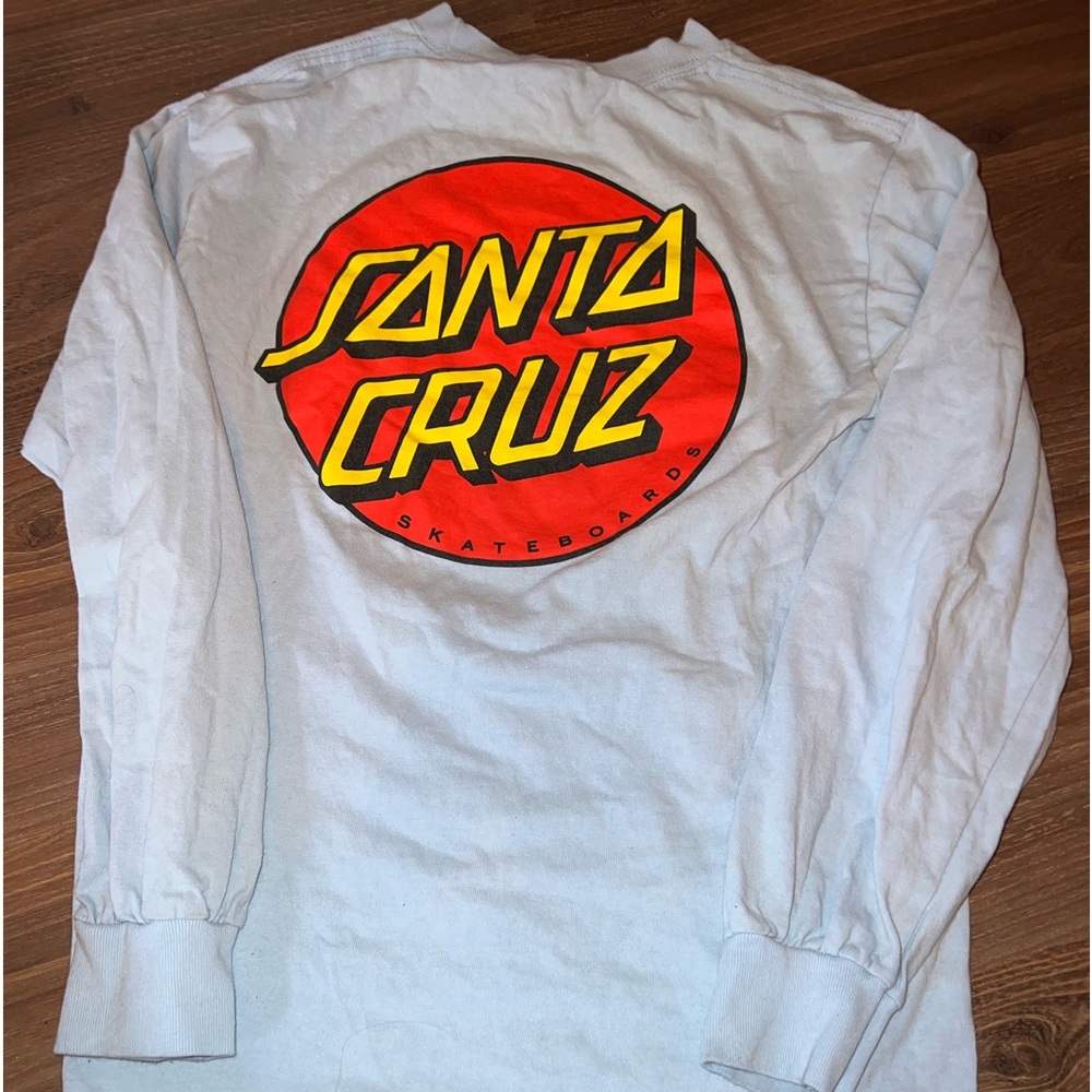 Santa Cruz long sleeve sky blue shirt